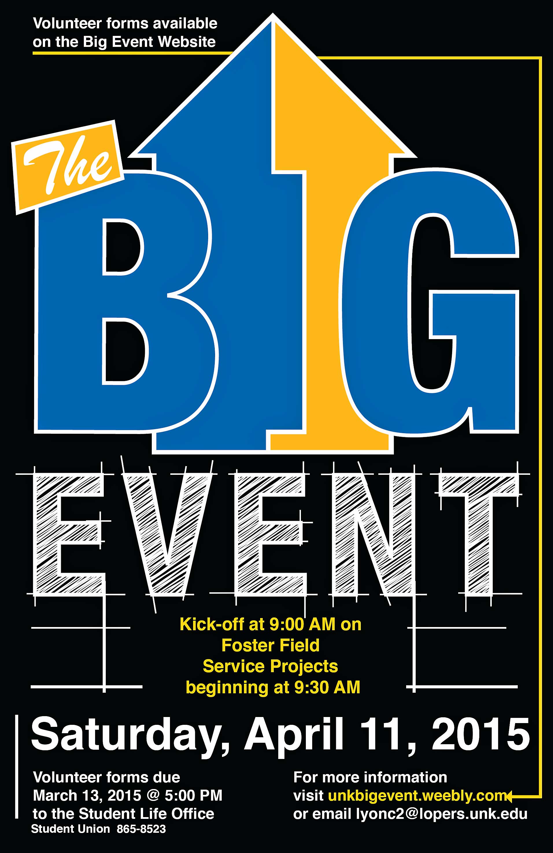 Volunteers Job Sites Work Ideas Needed For The Big Event UNK News