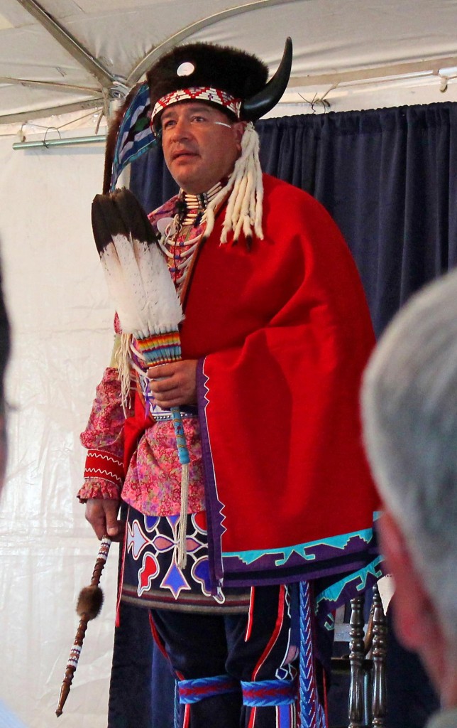 Standing Bear, portrayed by Taylor Keen, will perform at 7 p.m. Sunday, June 21, under the Chautauqua tent at The Frank House on the University of Nebraska at Kearney campus. (Courtesy Photo/Humanities Nebraska)