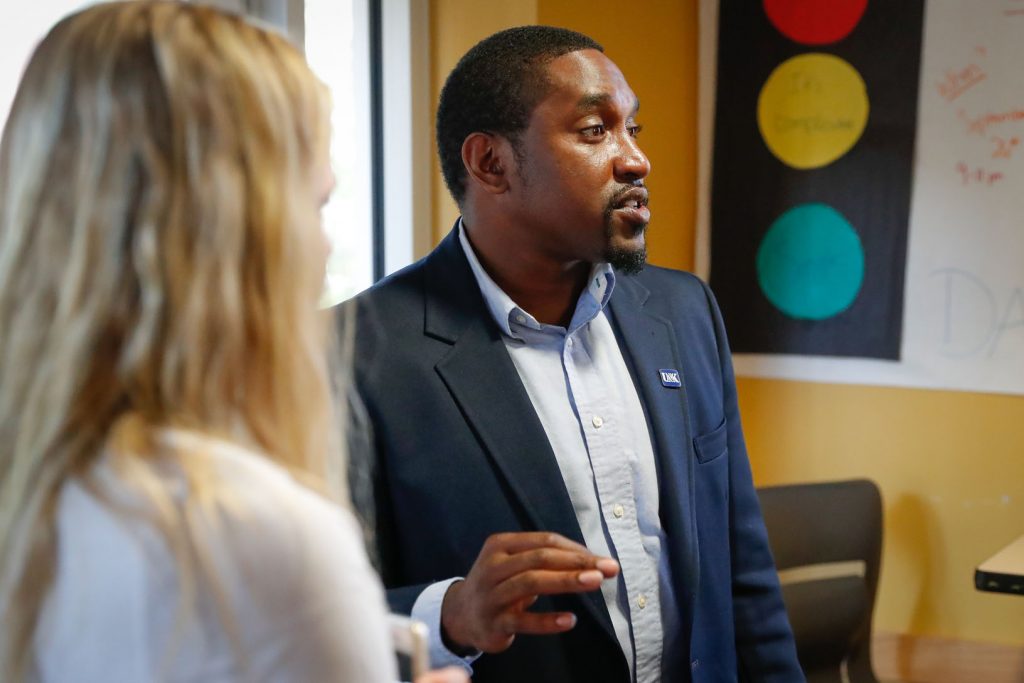 UNK's Office of Residence Life and Office of Multicultural Affairs hosted Piece by Piece on Wednesday. The event focused on diversity and issues facing today's students. (Photos by Corbey R. Dorsey, UNK Communications)
