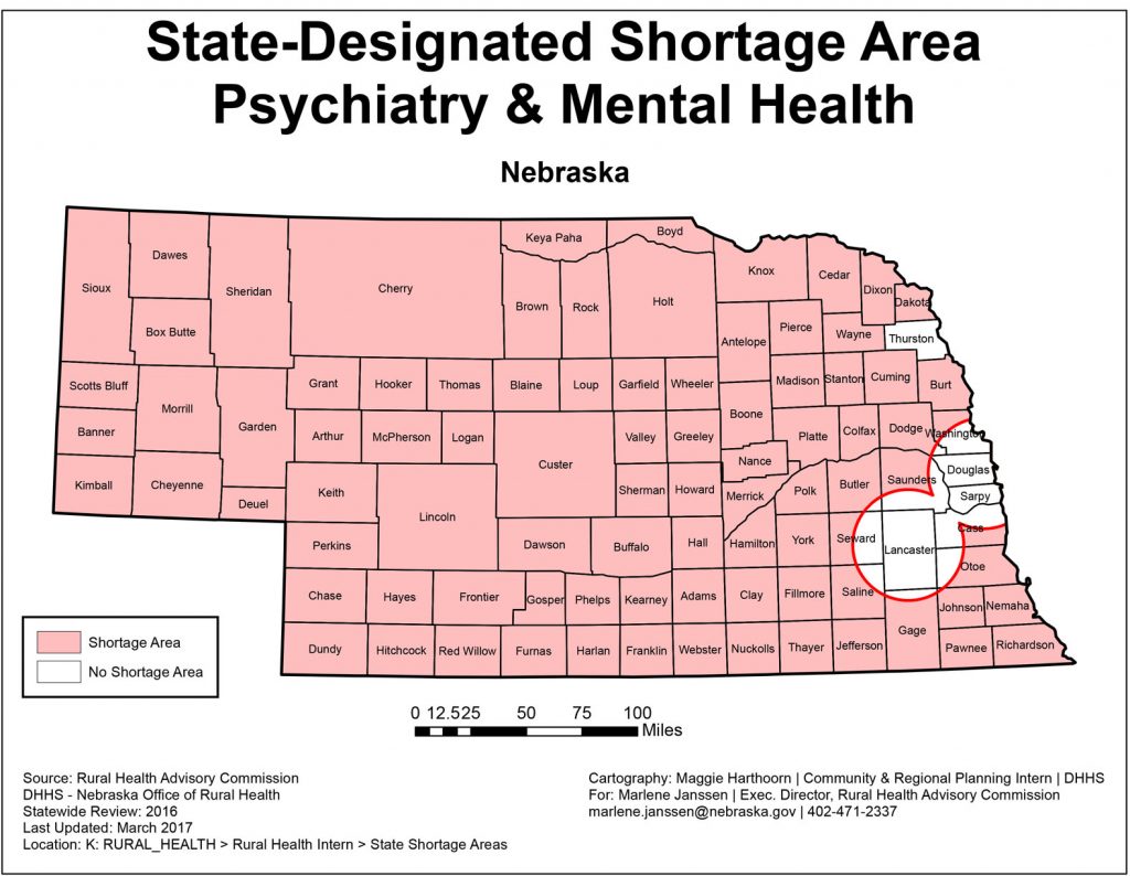 Social Work Shortage State Map