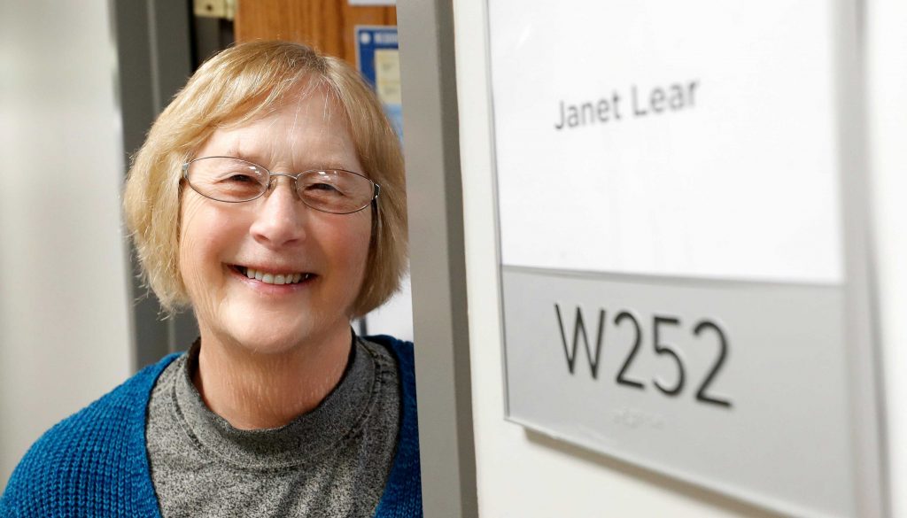 “I’ve learned that it’s OK for us each to be individuals and what we need to do is appreciate each other for the gifts that we have,” says Janet Lear.
