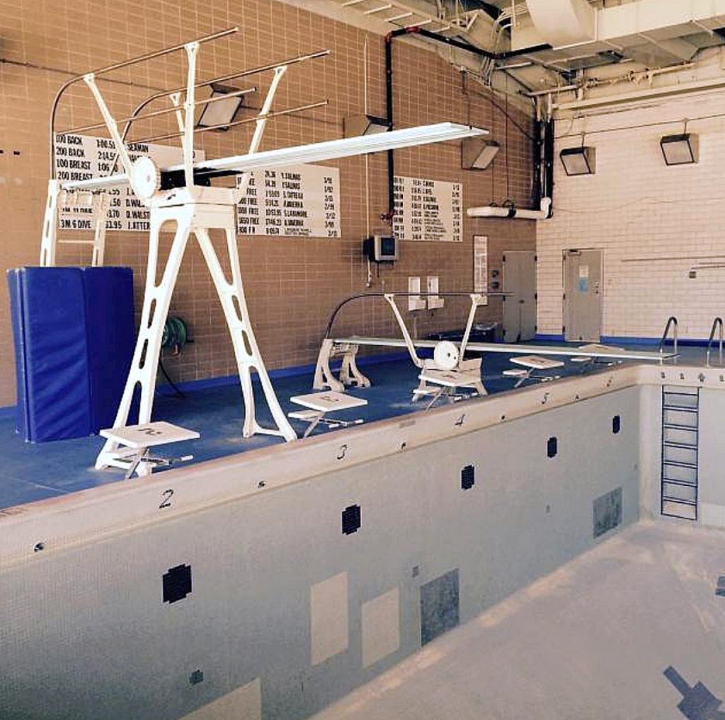 Diving boards, kickboards, timing systems and other items from the recently decommissioned campus swimming pool are among items available at Friday's UNK surplus auction.