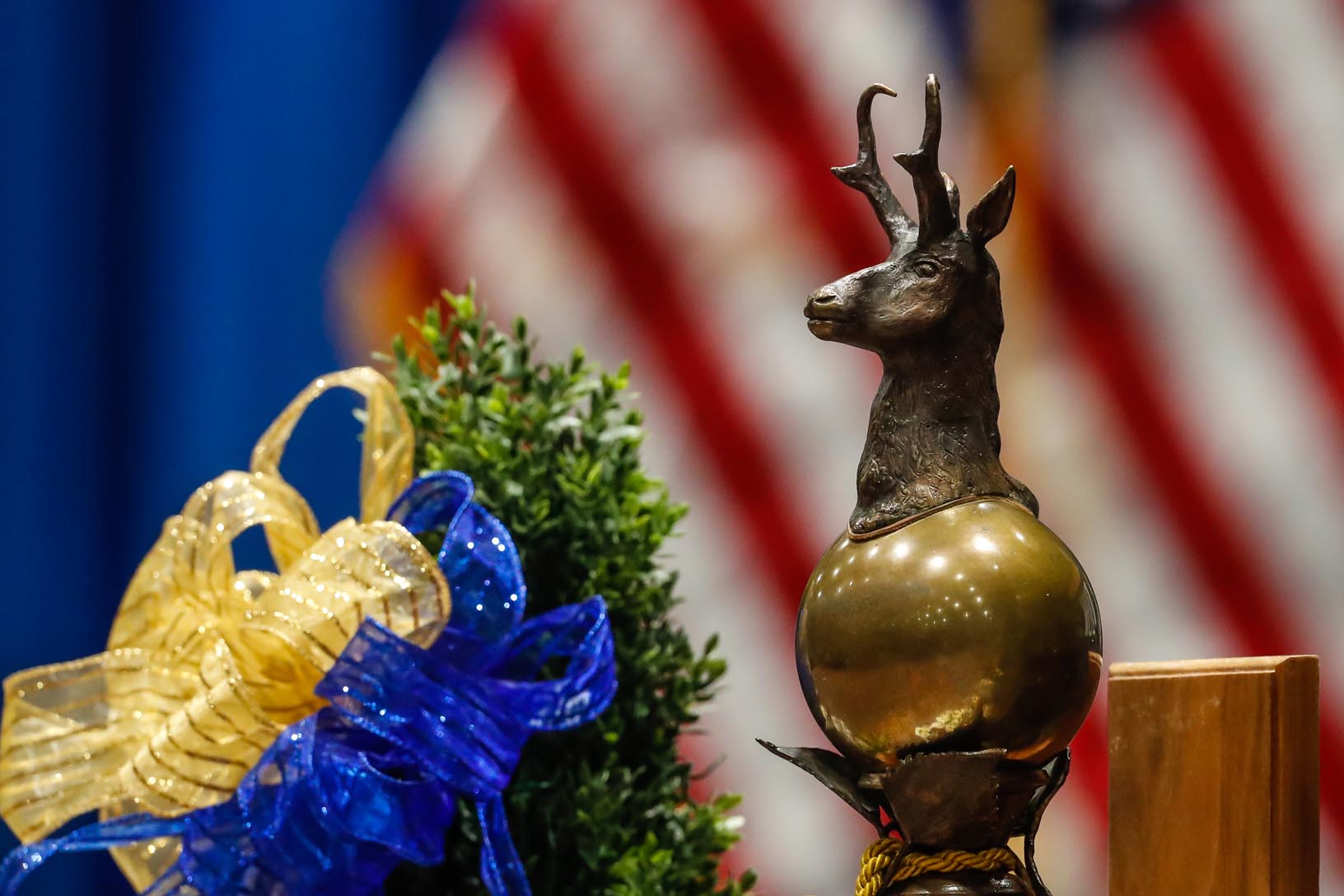 First unveiled in 1985, ceremonial mace comes out each year for UNK