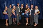 UNK Homecoming royalty candidates include (left to right): McClain Narber, Phillips; Ryan Clark, Kearney; Jase Hueser, Papillion; Paige Kristensen, Minden; Odwuar Quiñonez, Lexington; Anna Wegener, Lindsay; Tyler Nelsen, Lincoln; and Sarah Petersen, Omaha. (Photo by Corbey R. Dorsey, UNK Communications)