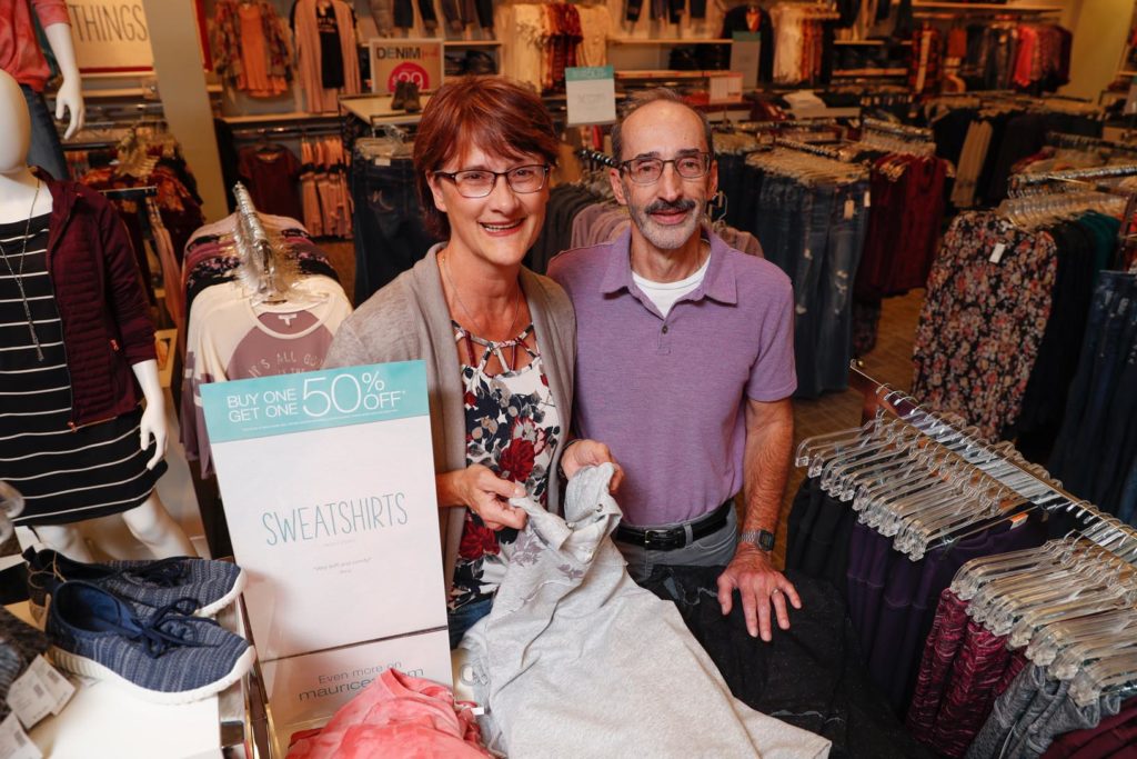 Greg Broekemier and his wife Mary, who manages Maurices at Hilltop Mall in Kearney, had opportunities to leave the community, but they decided to stay, raise three children here and establish their careers.