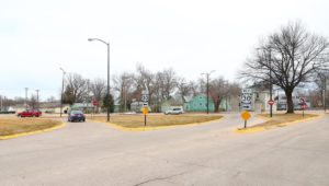 A $2 million Nebraska Department of Transportation project includes a redesign of the Y-shaped Ninth Avenue intersection on the east edge of UNK’s campus. It will prevent southbound vehicles from turning left onto eastbound Highway 30.