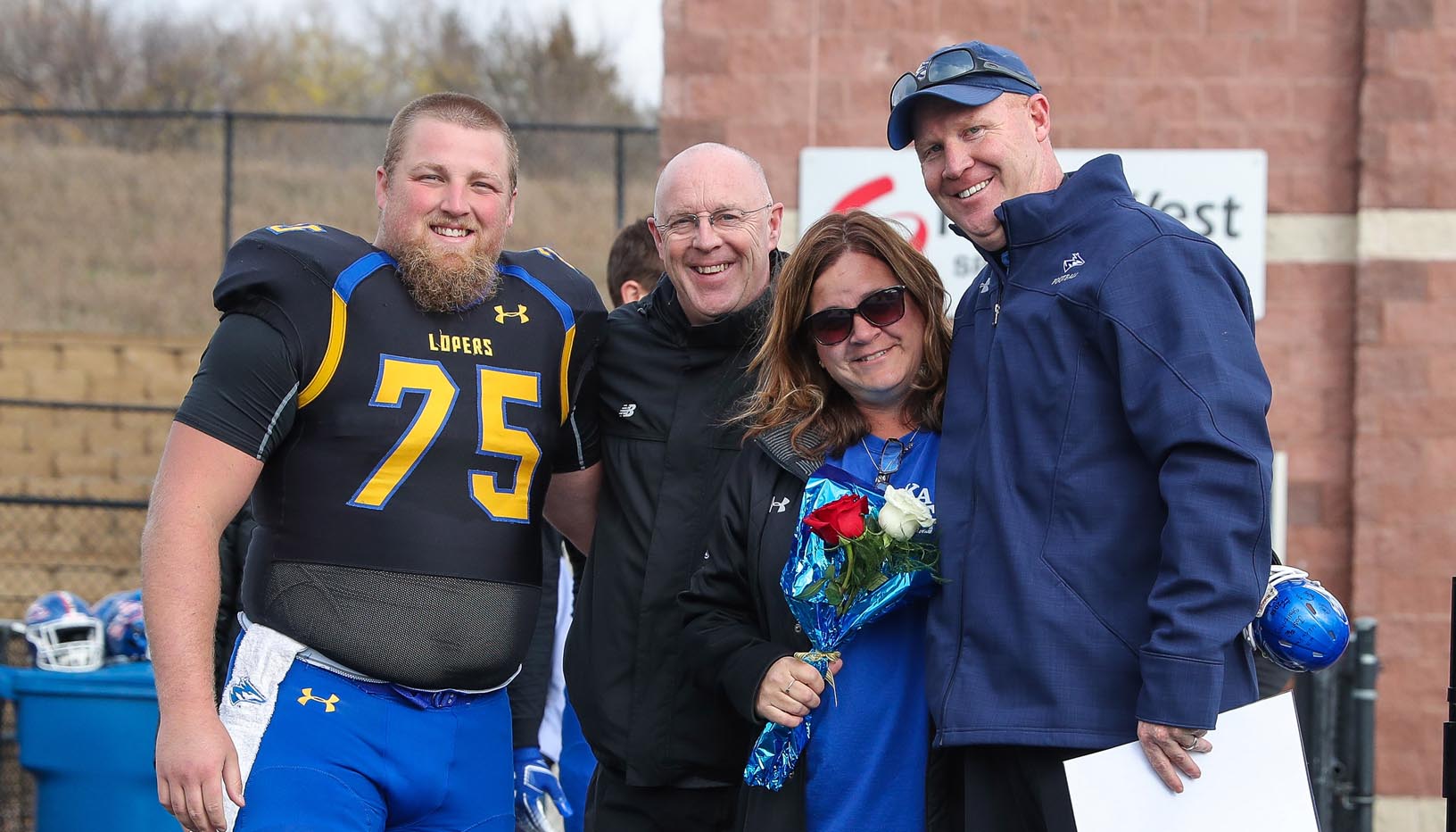 David Squiers, who finished his career last season, was a standout offensive lineman for the UNK football team. He is among four members of the Squiers family to compete as Lopers for UNK, where his dad Rick is the head volleyball coach.