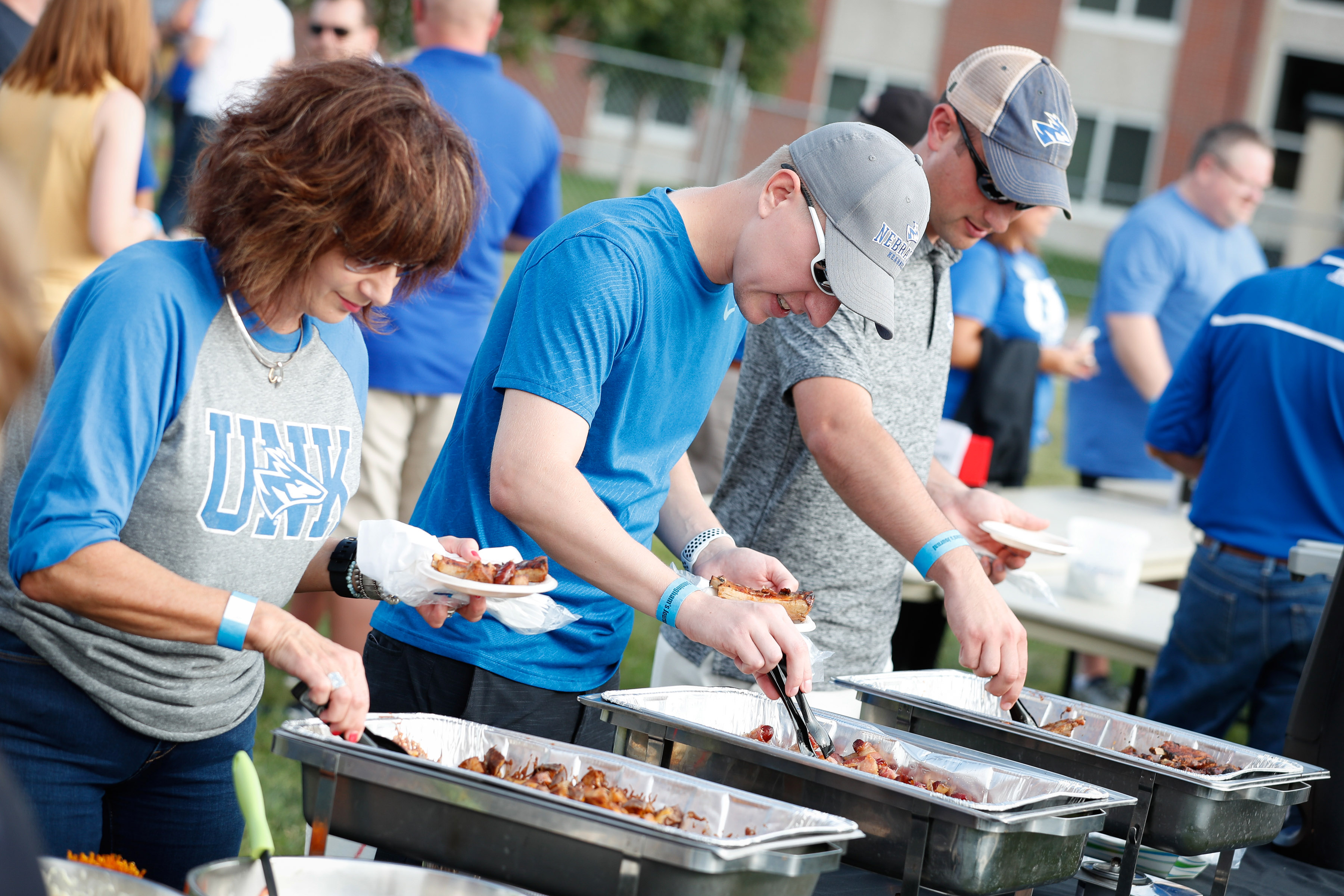 UNK is introducing a new tailgating event to generate more excitement at home football games. Loper Fan Fest features free food, live music, games and beverages, including alcohol for those 21 and older. (Photo by Corbey R. Dorsey, UNK Communications)