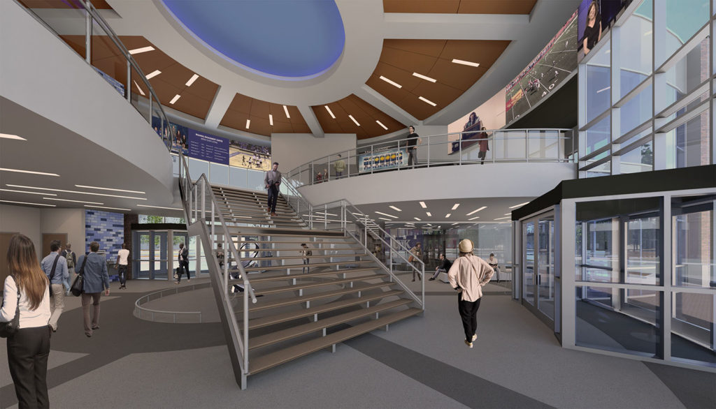 A regional engagement center is the next building planned for UNK's University Village. The roughly 45,000- to 50,000-square-foot facility will connect UNK students with area businesses while providing space for job fairs, campus and community events, guest lectures, public hearings, government meetings and countless other engagements.