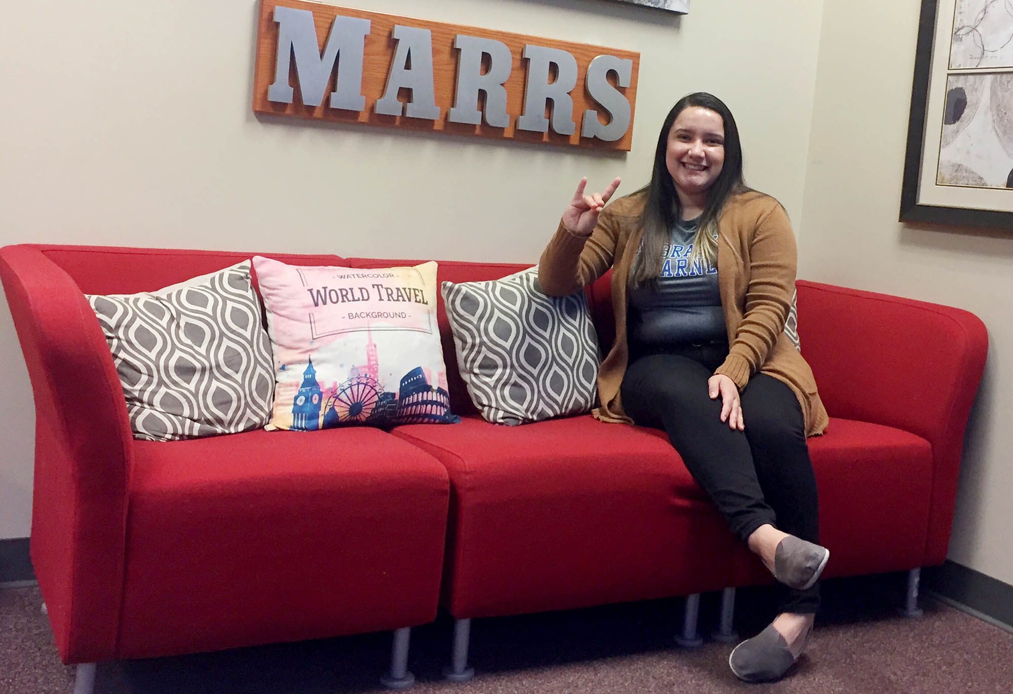 UNK senior Emely Diaz, who is student teaching this semester at RM Marrs Magnet Center in her hometown of Omaha, will graduate in December with a degree in middle grades education. “I had very positive role models in my education, especially my math and science teachers. That’s why I love those subjects and why I want to be a math and science teacher,” she said. “I saw the impact they had on me, and I want to have the same impact on students’ lives and be a positive role model they can look up to.” (Courtesy photos)