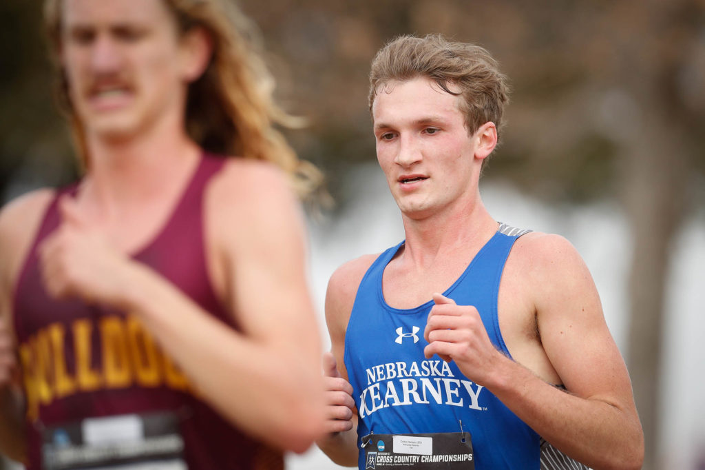 UNK senior Corbin Hansen has led the men’s cross country team in every event over the past two seasons, earning first team all-conference honors both years. He was an all-region performer in 2017, 2018 and 2019. (Photo by Corbey R. Dorsey, UNK Communications)