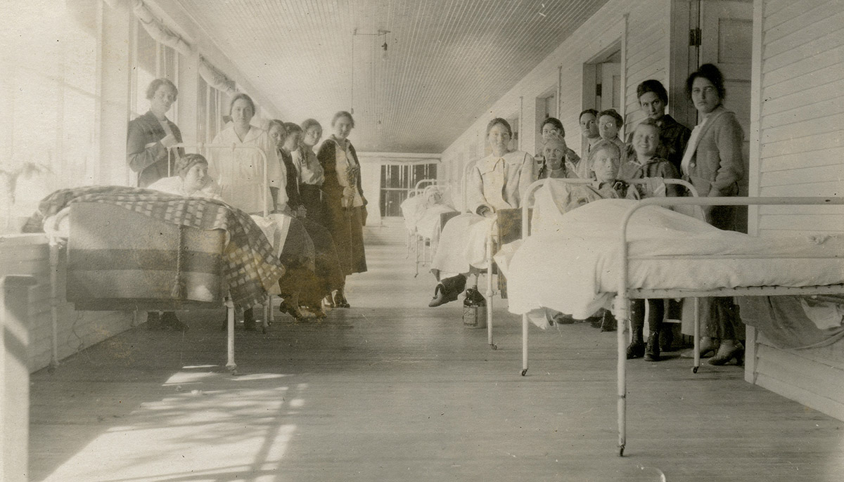 The Nebraska State Hospital for Tuberculosis, located on property that’s currently part of UNK’s west campus, served patients suffering from the highly contagious disease from 1912 to 1972. (Courtesy photo)