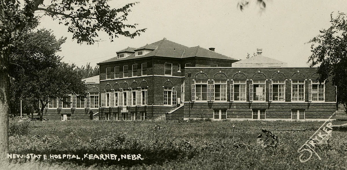 The Nebraska State Hospital for Tuberculosis operated from 1912 to 1972 in buildings that are now part of UNK’s west campus. This building currently houses UNK Communications and Marketing and eCampus. (Courtesy photo)