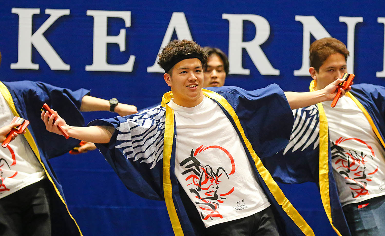 Japanese students perform a dance during last year’s International Food and Cultural Festival at UNK. The Japanese Association at Kearney will host its annual Japanese Festival on Saturday in the Ponderosa Room at UNK’s Nebraskan Student Union. (Photo by Todd Gottula, UNK Communications)