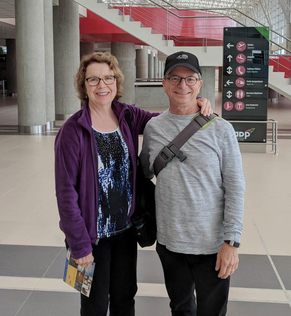 Cora Lee and Ron Konecny are pictured during a trip to Peru. (Courtesy photo)