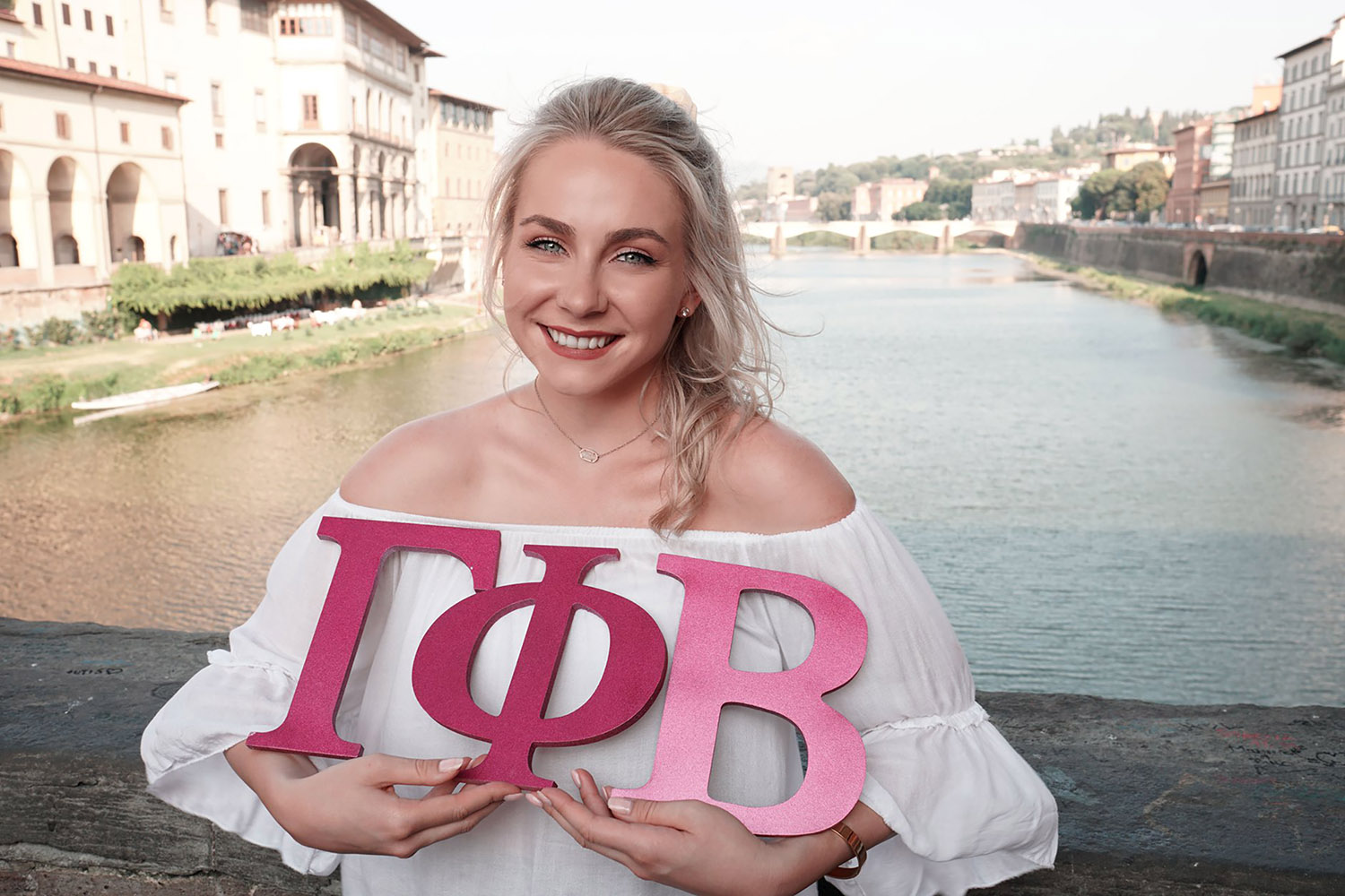 UNK senior Grace Magill poses for a photo in Florence, Italy, during a June 2019 trip sponsored by Select Study Abroad and the Gamma Phi Beta international sorority. (Courtesy photos)