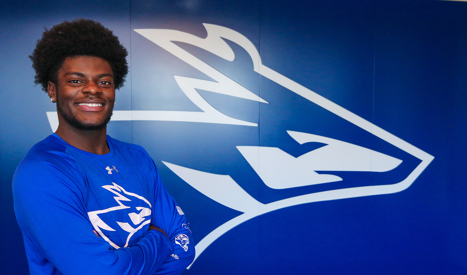 Gabriel Amegatcher is taking full advantage of the opportunities UNK provides. The redshirt sophomore defensive back serves as a success coach for the football team and he’s involved with the Student-Athlete Advisory Committee, Men’s Project, Black Student Association and Fellowship of Christian Athletes.