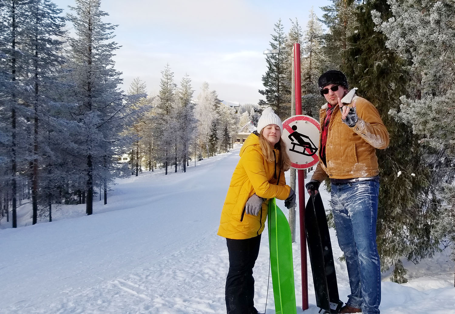 Joel Kreifels visits a ski resort in Lapland while studying abroad in Finland.