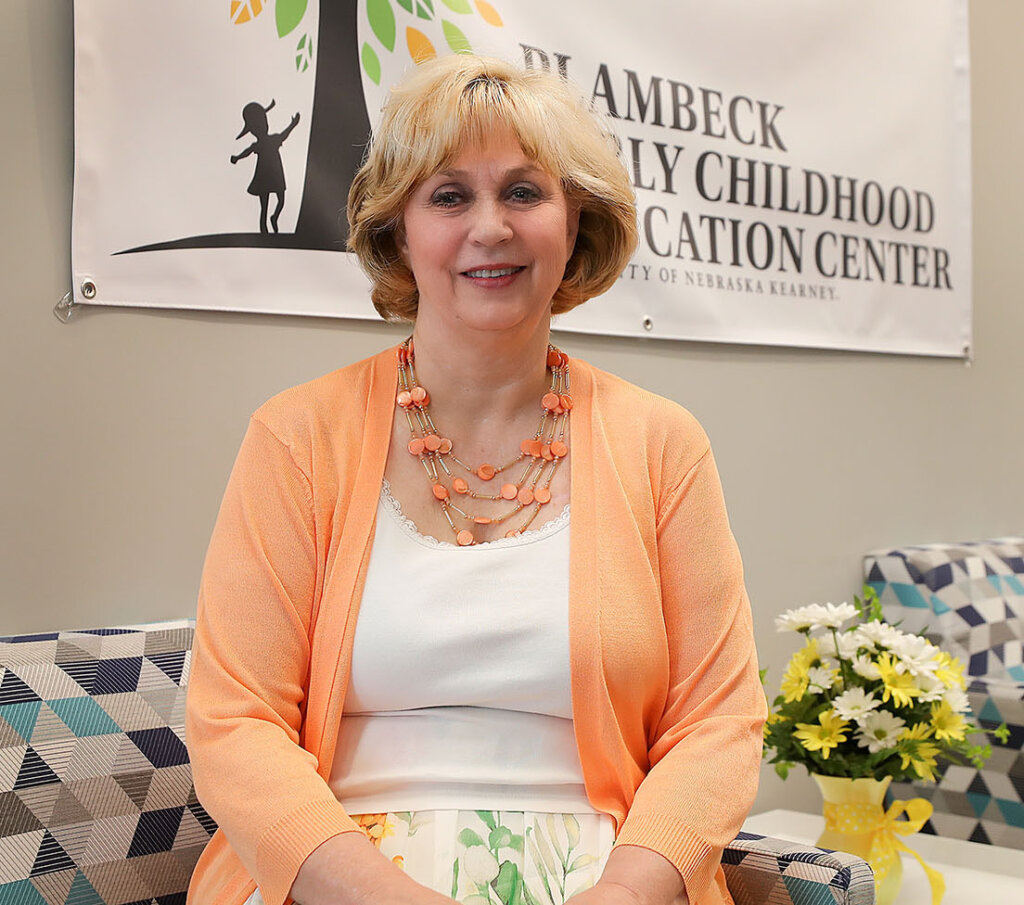 Although she retired in May 2019, Roxanne Vipond remains active in early childhood education. She supports children and staff at UNK’s LaVonne Kopecky Plambeck Early Childhood Education Center as a part-time coach for the Rooted in Relationships initiative.