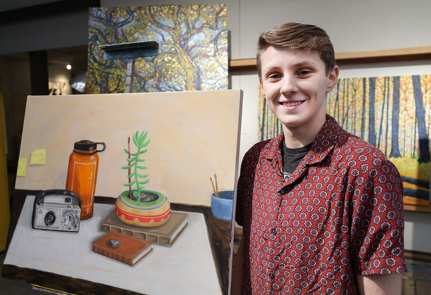 Ryan Sikes, an art education major, received the Multicultural Community Service Scholarship from UNK’s Office of Student Diversity and Inclusion. The scholarship covers tuition for up to four years.