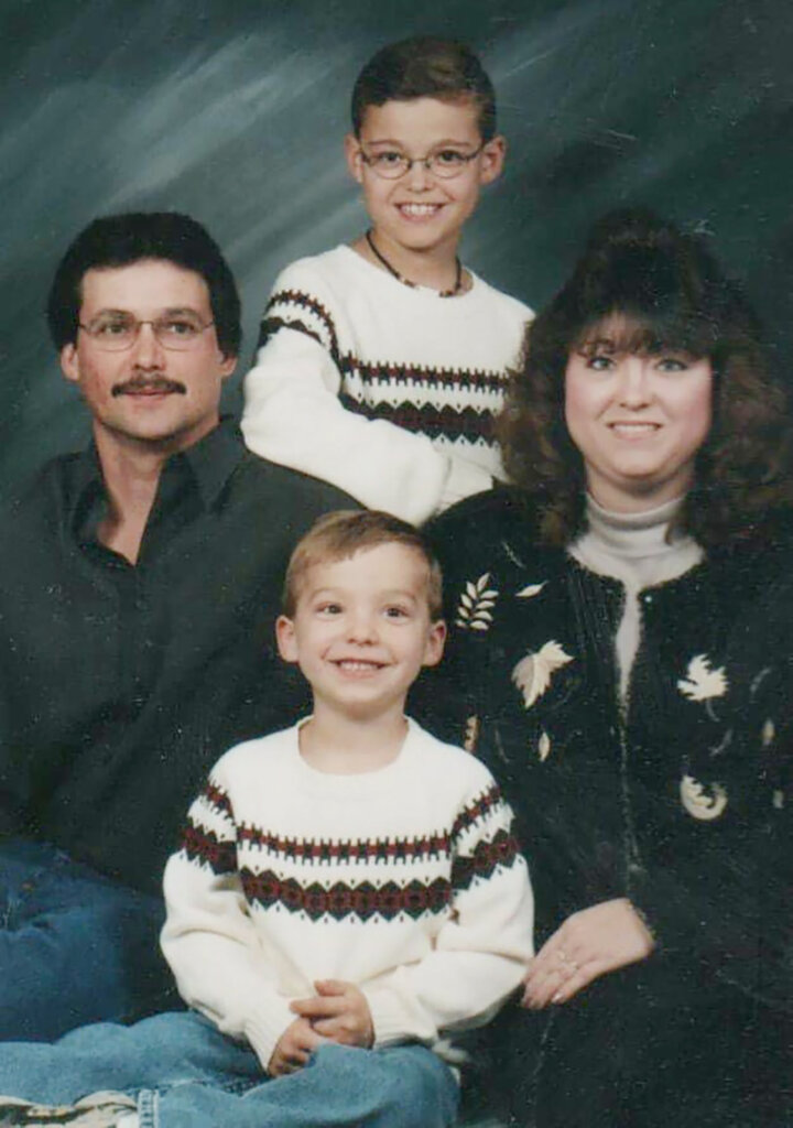 This family photo was taken three months before Kenny Woitalewicz passed away.