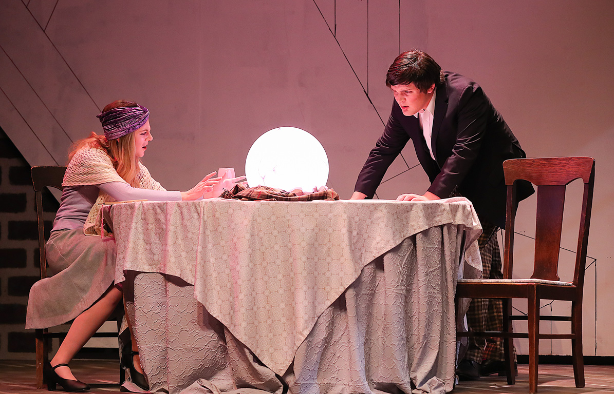 The University Theatre at Kearney production of “The White Liars” is directed by UNK senior Danny Grimm of Amherst.