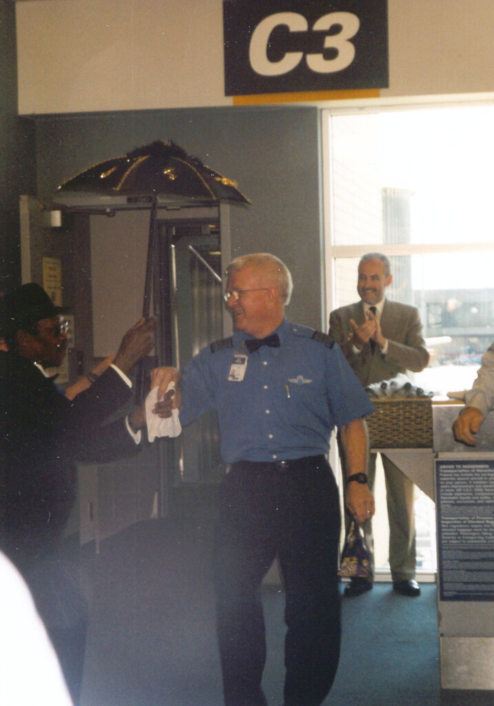 Al Spain piloted his final commercial flight – from New York City to New Orleans – on Sept. 8, 2004. (Courtesy photo)