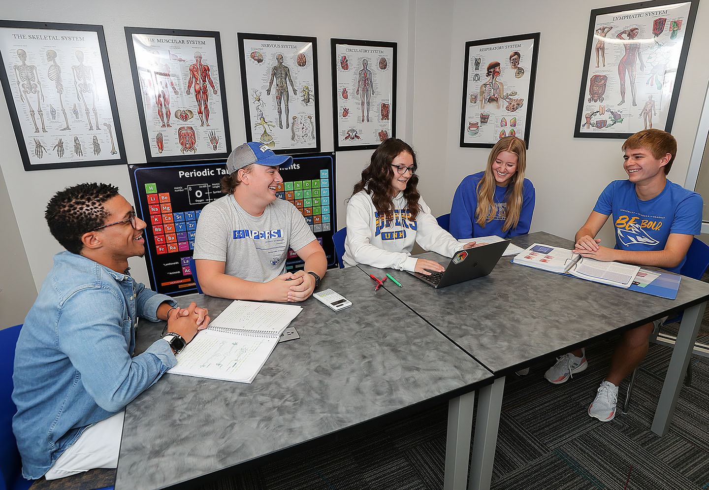 UNK offers one-on-one mentoring and advising, residential learning communities and a variety of group activities to support health science students. (Photos by Erika Pritchard, UNK Communications)