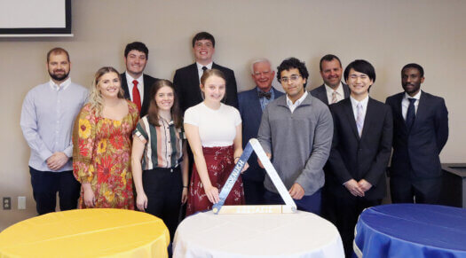 Eleven new members inducted into Epsilon Pi Tau technology honor society