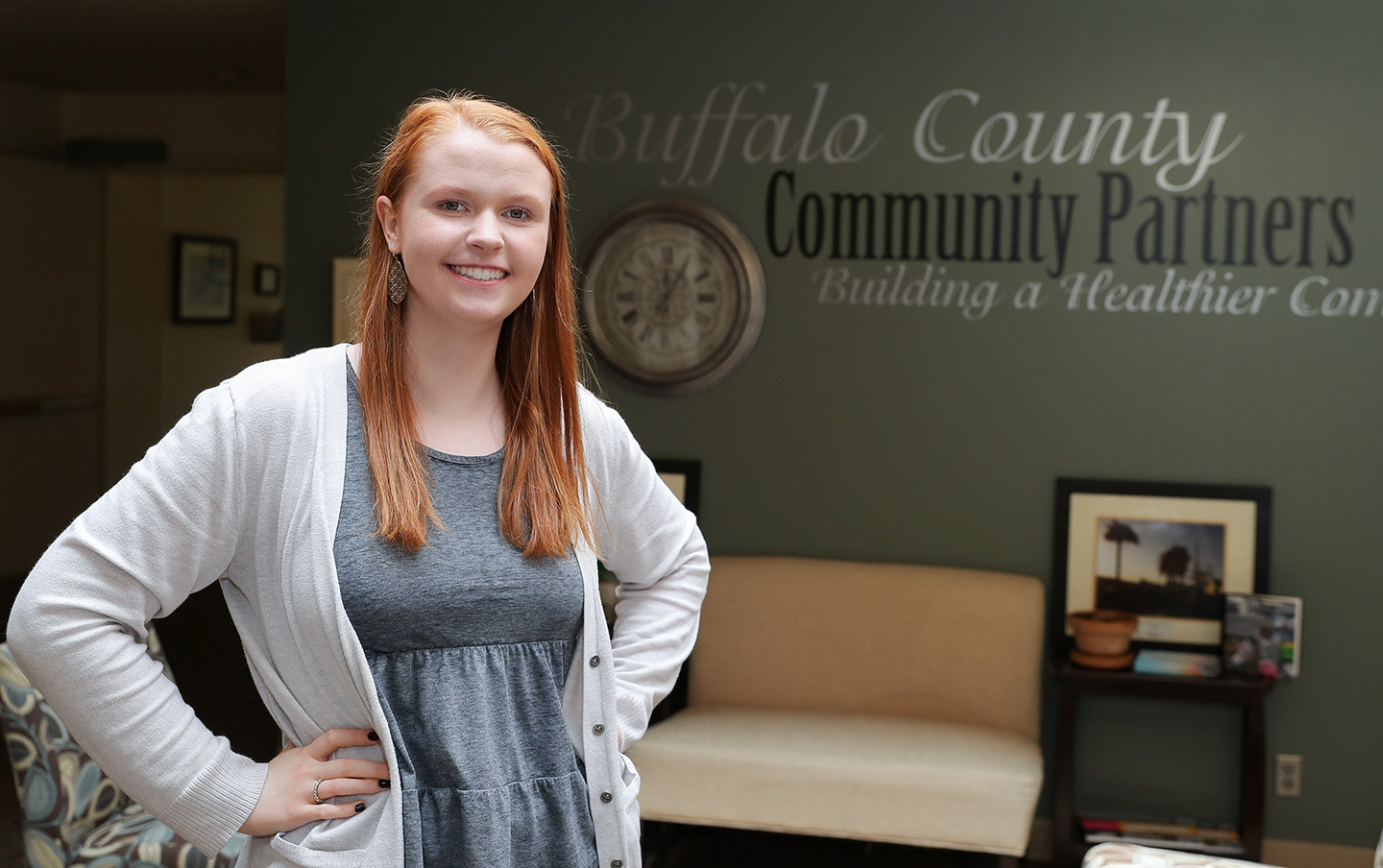 Jacque Platt worked as a community response assistant at Buffalo County Community Partners, helping people access food, rent, utility and medical bill assistance, as well as mental health counseling.