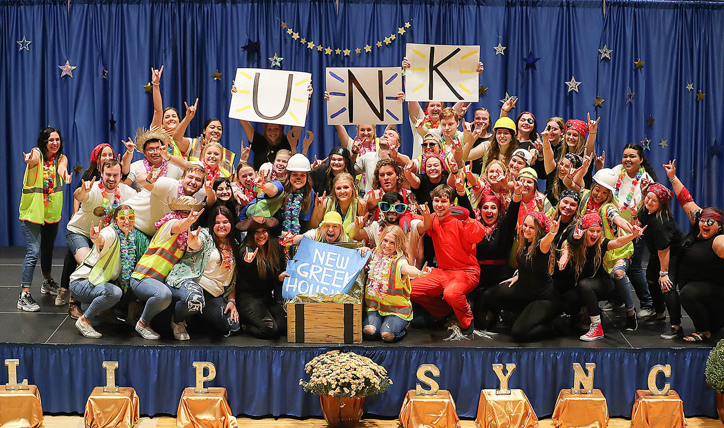 UNK students will perform choreographed dances during the annual homecoming lip-sync contest scheduled for 7 p.m. Thursday, Oct. 27, at the Health and Sports Center on campus.