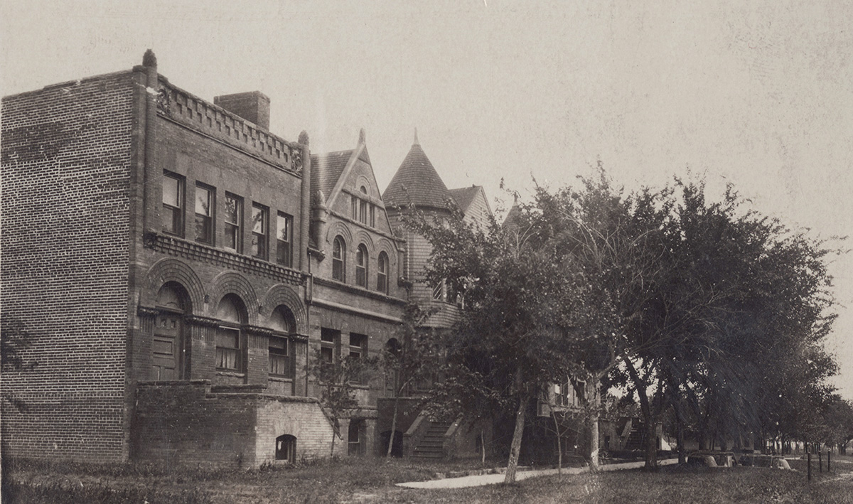 Eva Case was the first preceptress at Green Terrace Hall, a former hotel that served as a dormitory for the Nebraska State Normal School at Kearney. (UNK Archives)