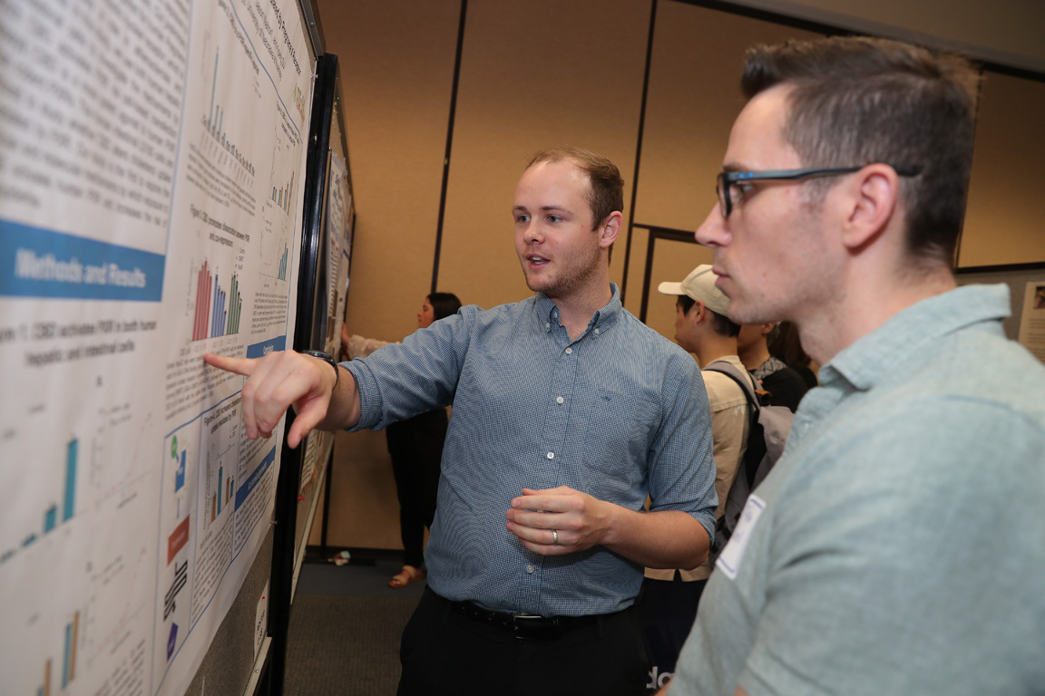 More than 180 undergraduate and graduate students presented their research projects Thursday during the annual Research Day event.