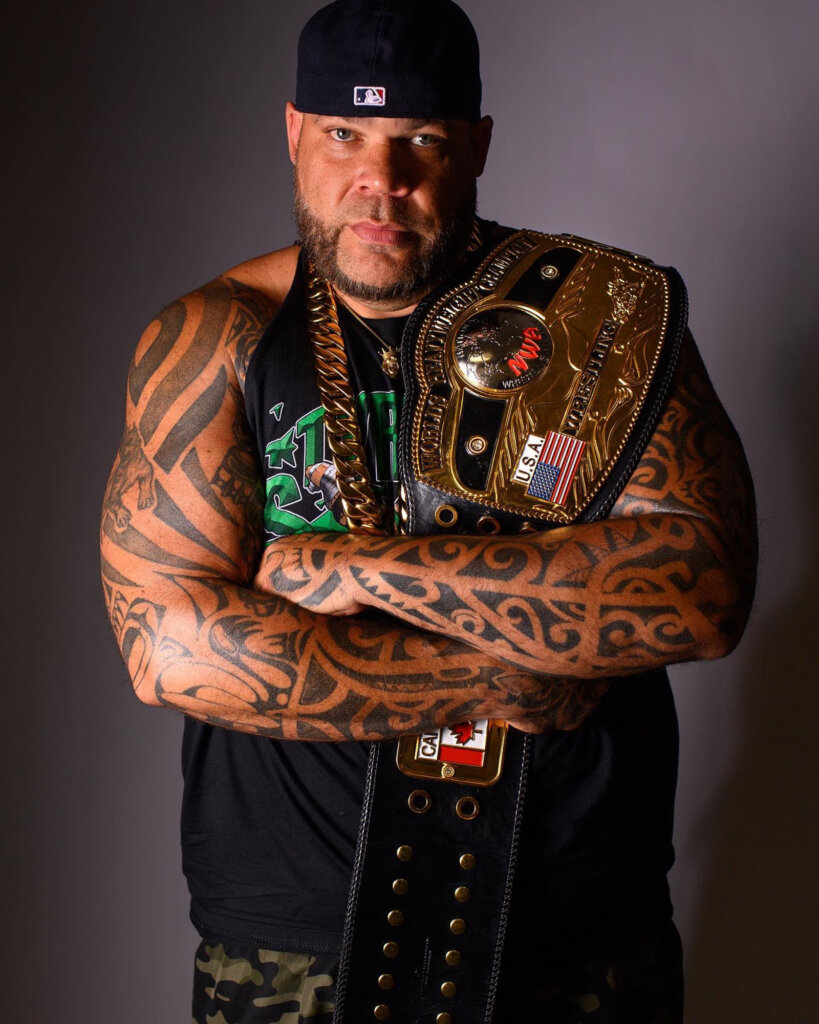 George “Tyrus” Murdoch made his pro-wrestling debut in 2006. He’s the current world heavyweight champion in the National Wrestling Alliance (NWA). (Photo courtesy of National Wrestling Alliance)