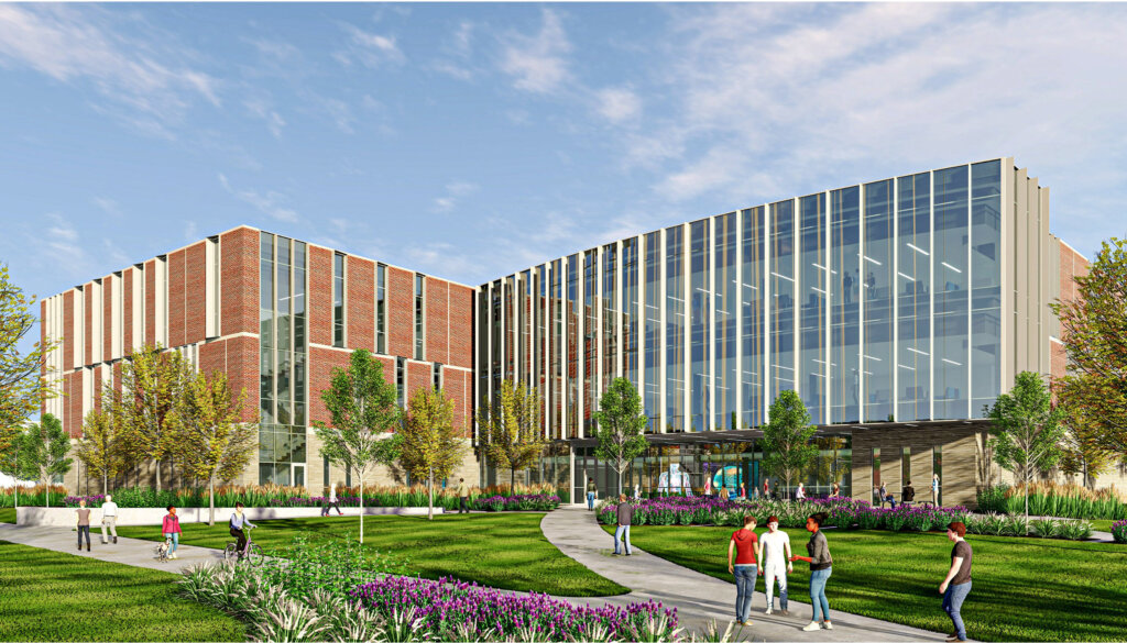 The Rural Health Education Building is targeted for completion in late 2025 with occupancy in early 2026.