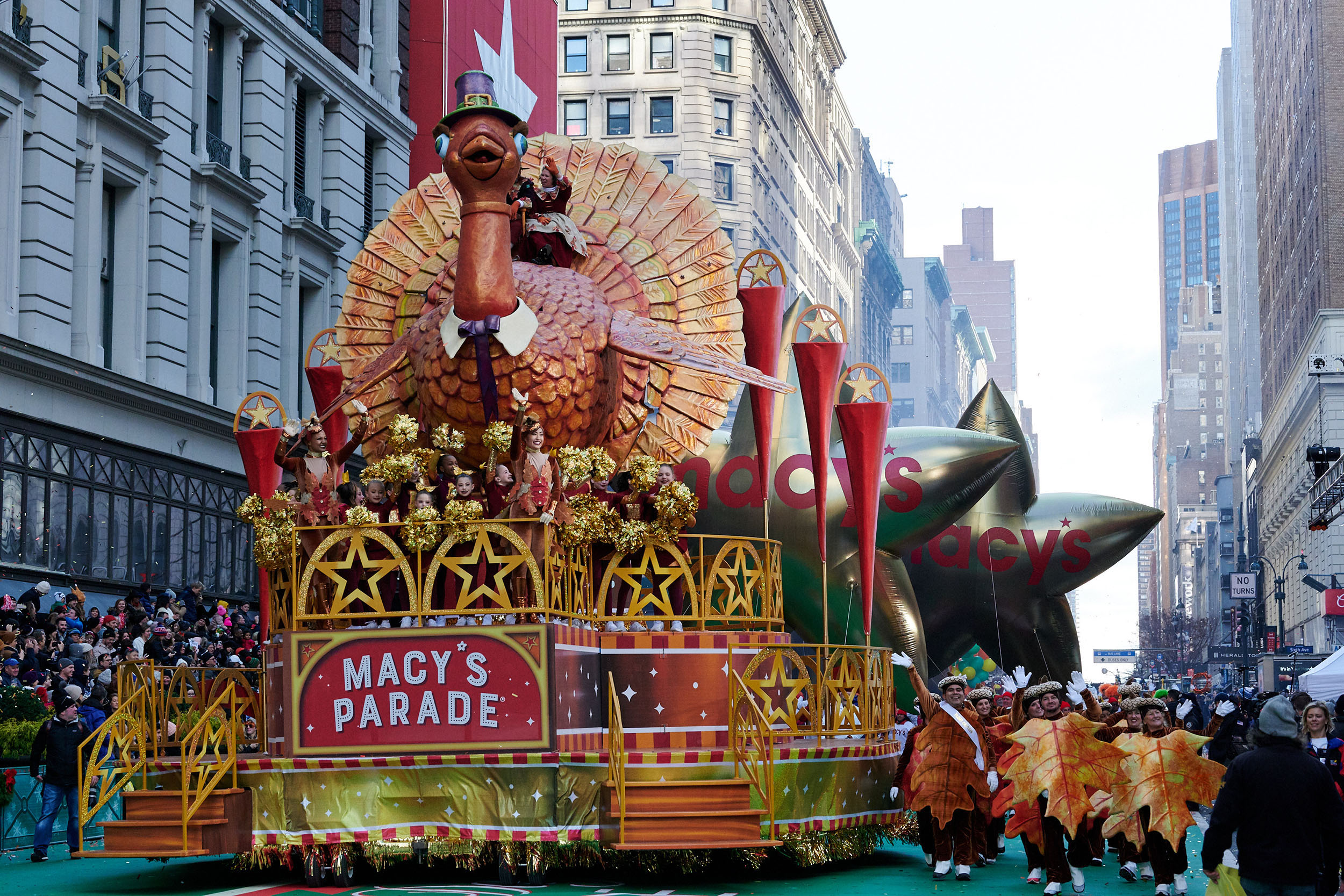Millions of people watch the Macy’s Thanksgiving Day Parade each year. (Kent Miller Studios)