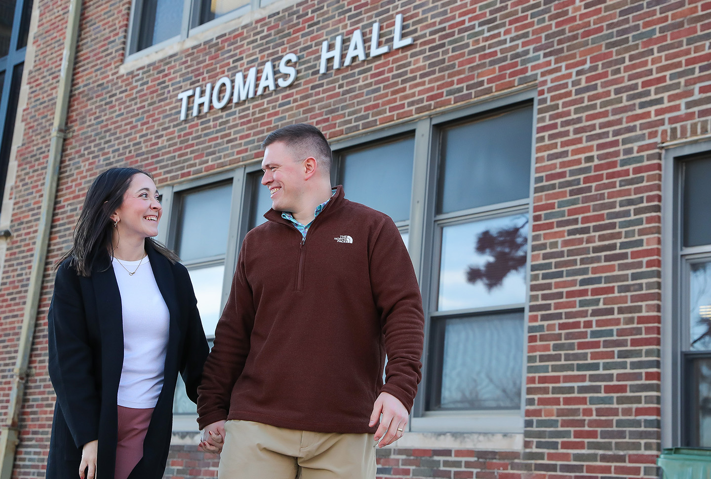 Jeslynn and Hunter Love met during an English 101 class at Thomas Hall when they were both freshmen at UNK. They’ve been together ever since.