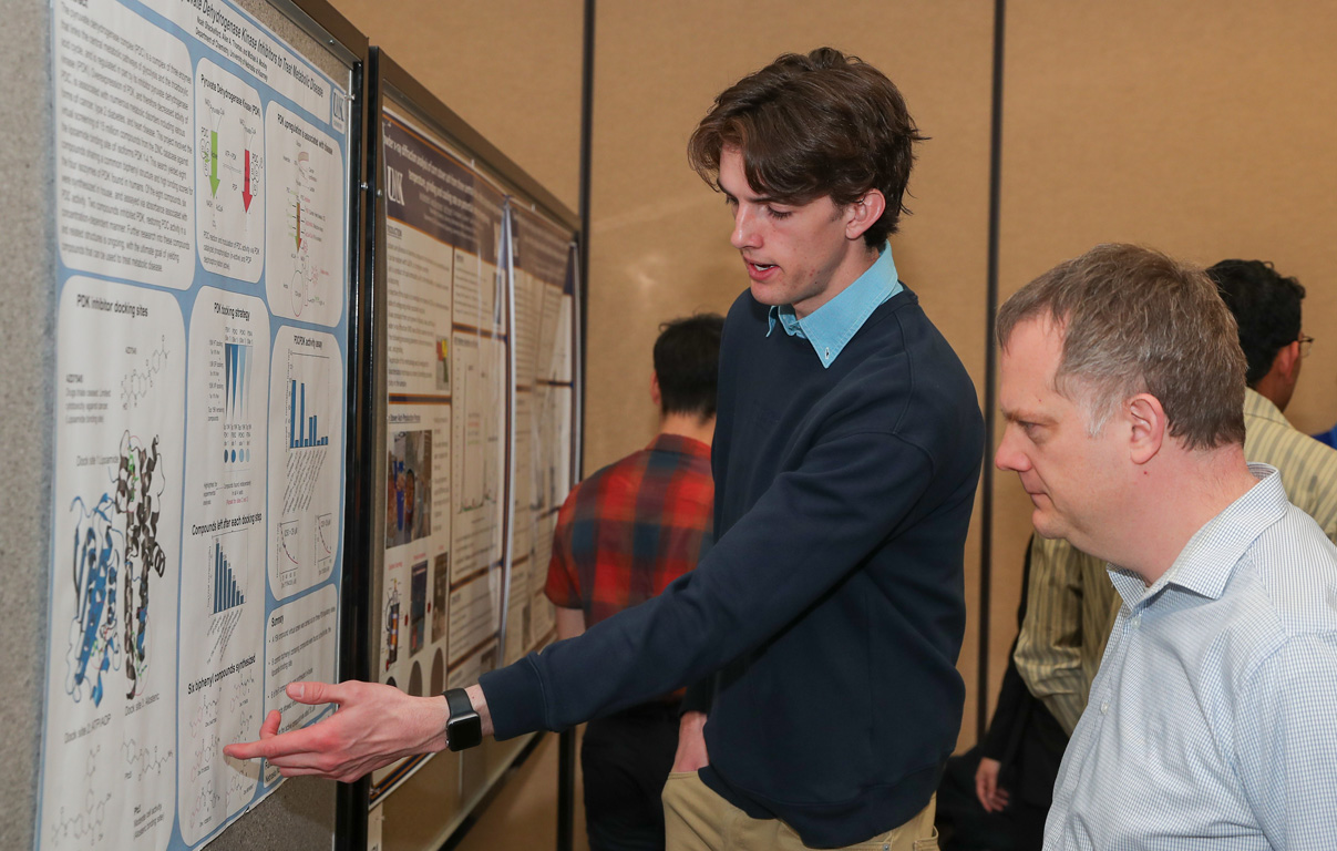 Nearly 200 undergraduate and graduate students from a variety of academic programs participated in Research Day. (Photos by Erika Pritchard, UNK Communications)
