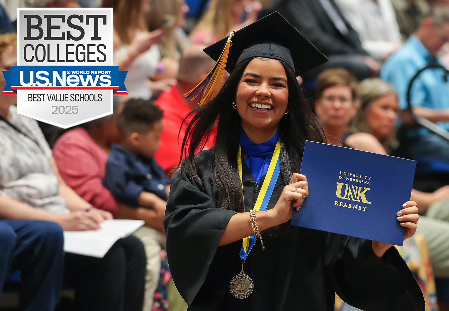 U.S. News & World Report ranks UNK at No. 5 on its “Best Value” list for Midwest regional universities, recognizing the return on investment for graduates.