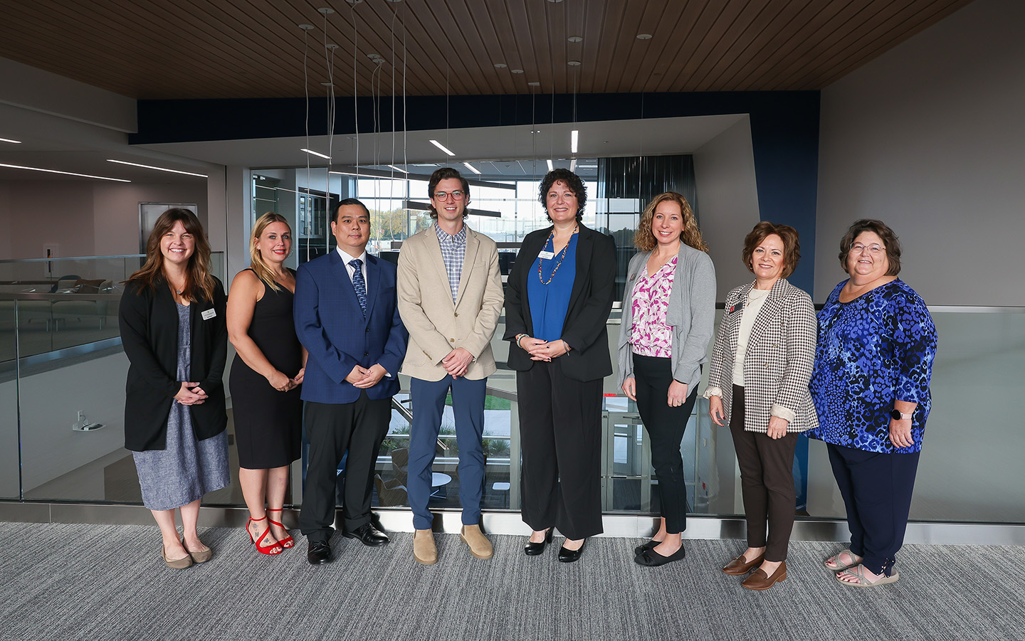 Team members from the UNK College of Education, Nebraska Extension and Communities for Kids are working together to address the state’s early childhood education workforce shortage. (Photos by Erika Pritchard, UNK Communications)