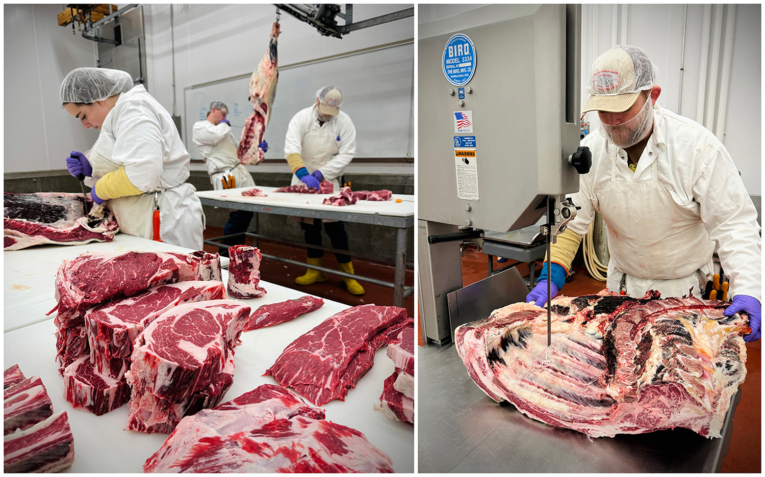 UNL students process meat at the Department of Animal Science’s Loeffel Meat Lab, a U.S. Department of Agriculture-inspected facility.