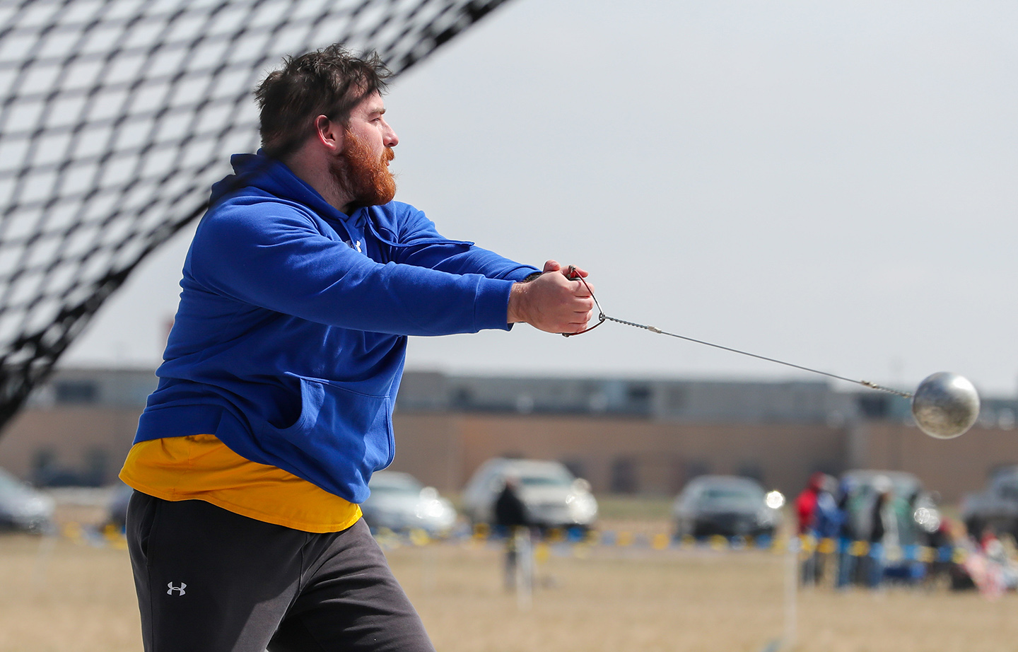 Alex Goracke was involved in numerous aspects of campus life while attending UNK, including athletics. He holds the school records in the indoor weight throw and outdoor hammer.