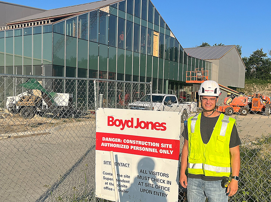 UNK senior Michael Brands completed summer internships with Sampson Construction, MCL Construction and Boyd Jones. He recently accepted a full-time position with a construction company in Rapid City, South Dakota.