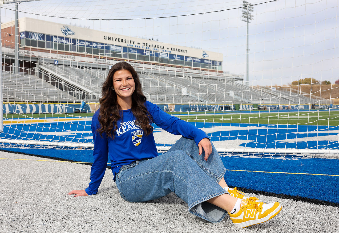 Dolcie Hanlon is the head captain for UNK women’s soccer and president of the Student-Athlete Advisory Committee. She’s double majoring in sports management and business administration with an emphasis in supply chain management.