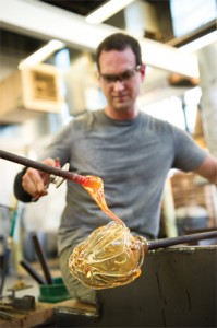 Chad Fonfara Creating Glass Art