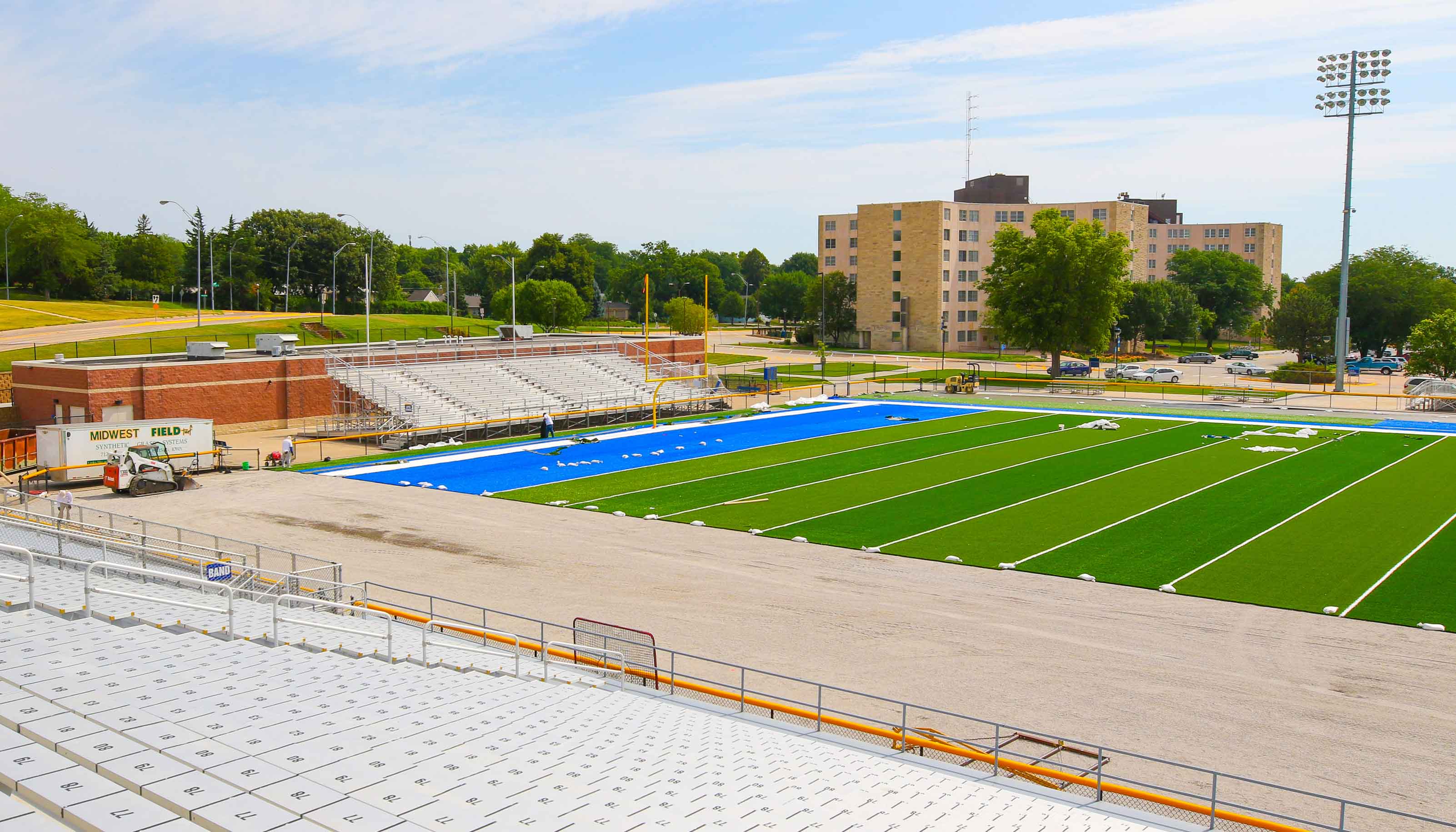 PHOTO GALLERY: UNK FieldTurf project nearing final stages of ...