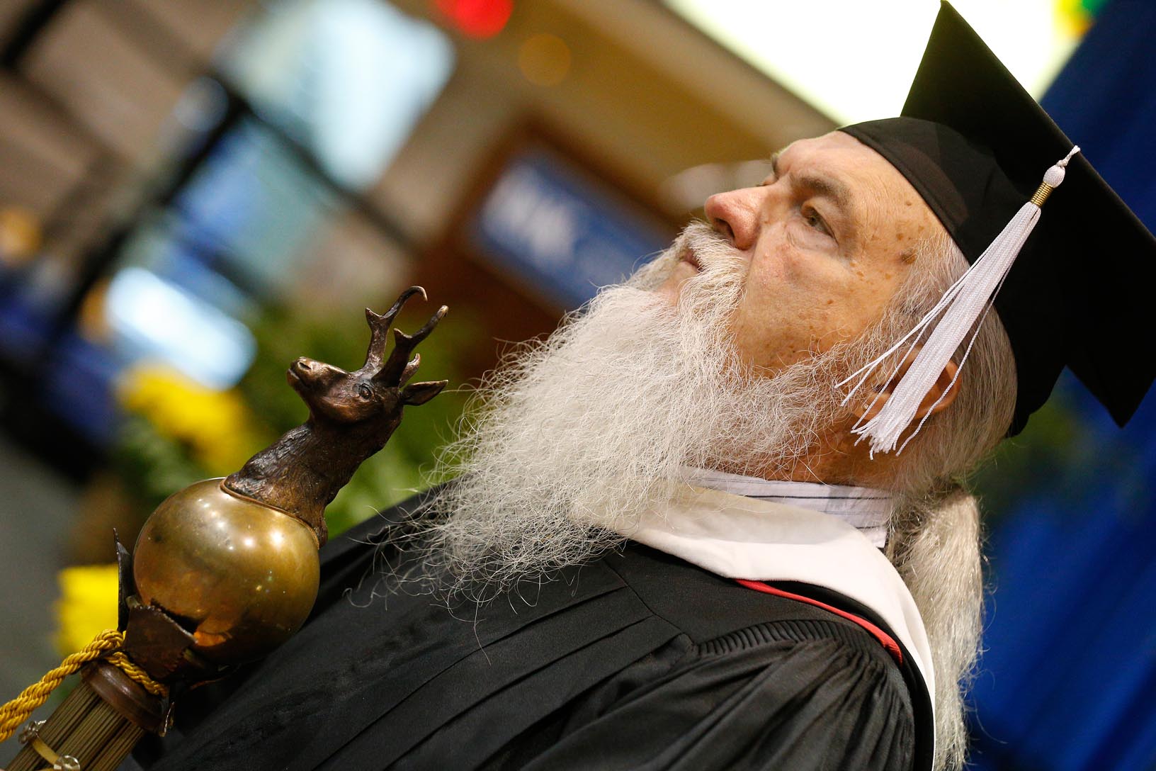 First unveiled in 1985, ceremonial mace comes out each year for UNK