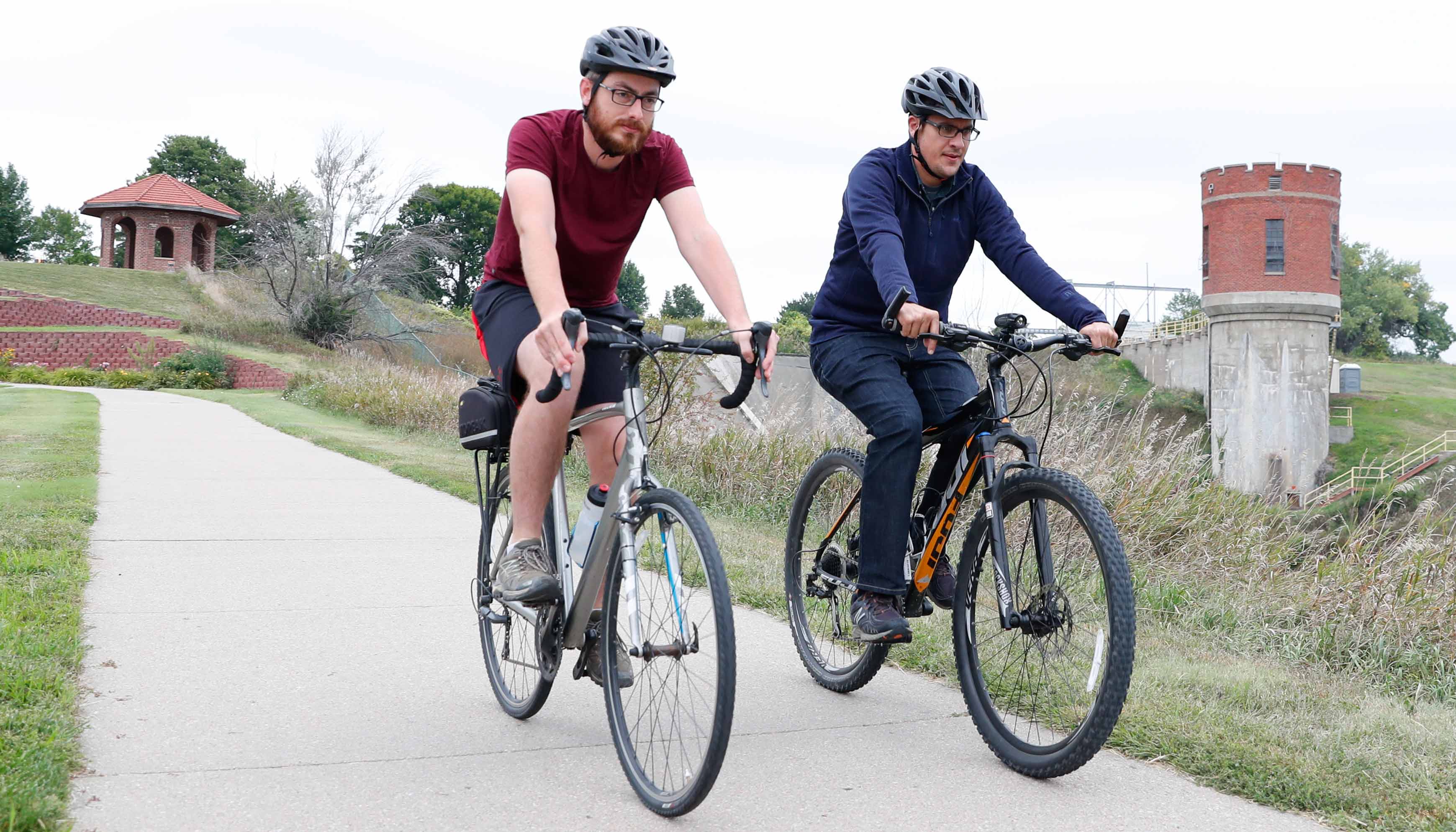 riding an ebike