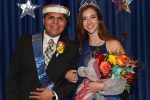 Anna Wegener of Lindsay and Odwuar Quiñonez of Lexington were crowned homecoming queen and king Thursday at the University of Nebraska at Kearney. (Photo by Corbey R. Dorsey, UNK Communications)