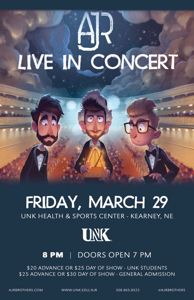 on sale now: indie pop band ajr headlines unks march 29 spring